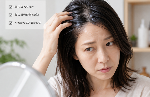 頭皮がベタつく人ほど乾燥している理由|町田のヘアサロンなら頭皮ケアに特化した＆Happily