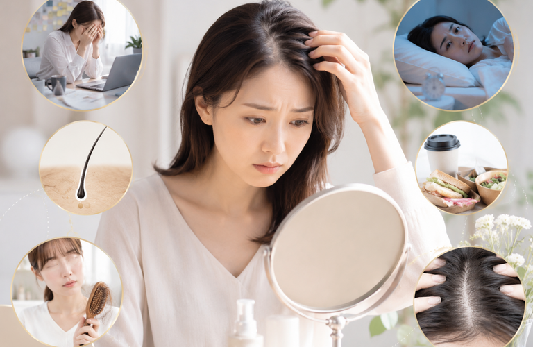 ストレスが抜け毛につながる仕組みとは？｜町田のヘアサロンならストレス、抜け毛ケアに特化した＆Happily