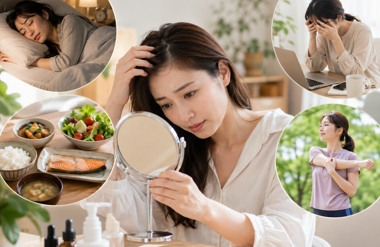 薄毛が気になる人ほど見直すべき生活習慣｜町田のヘアサロンなら薄毛、頭皮ケアに特化した＆Happily